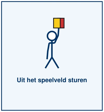 Teken 8: Uit het speelveld sturen