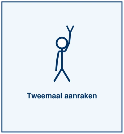 Teken 19: Tweemaal aanraken