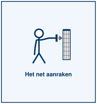Teken 22: Het net aanraken