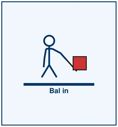 Teken 27: Vlagteken: bal in